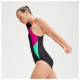 Speedo Γυναικείο ολόσωμο μαγιό Colourblock Splice Muscleback